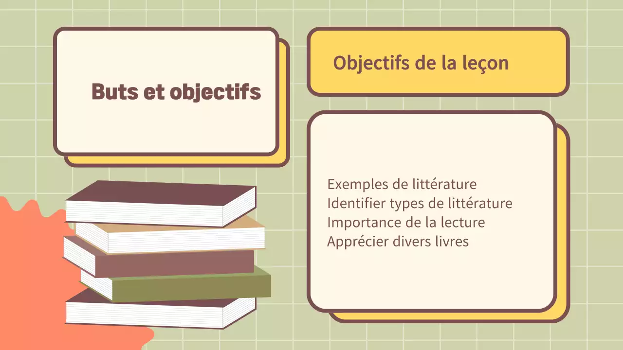 beige simple Cours d'introduction à la littérature