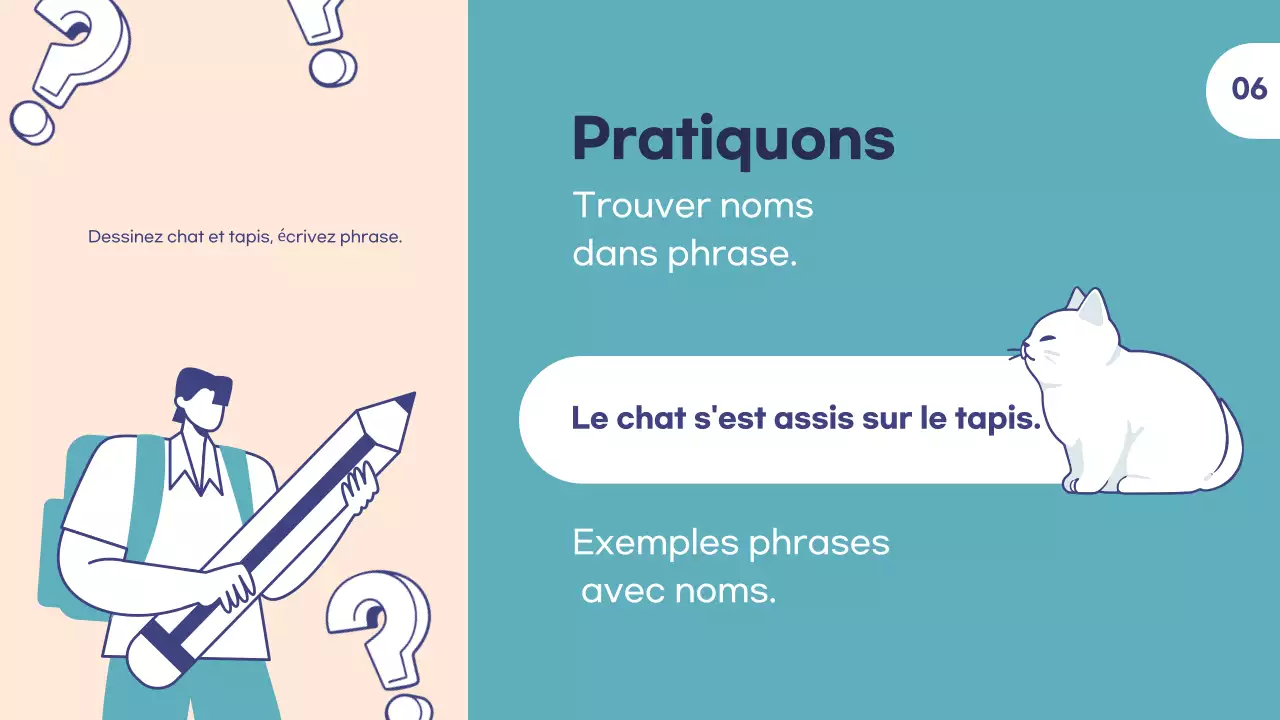 Modèle d'éducation personnalisable pour les professeurs d'école et les tuteurs, adapté à la classe d'anglais