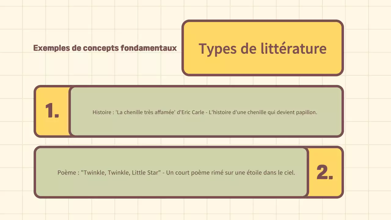 beige simple Cours d'introduction à la littérature