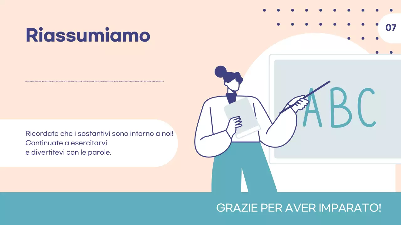 Modello educativo personalizzabile per insegnanti e tutor scolastici, adatto per le lezioni di inglese