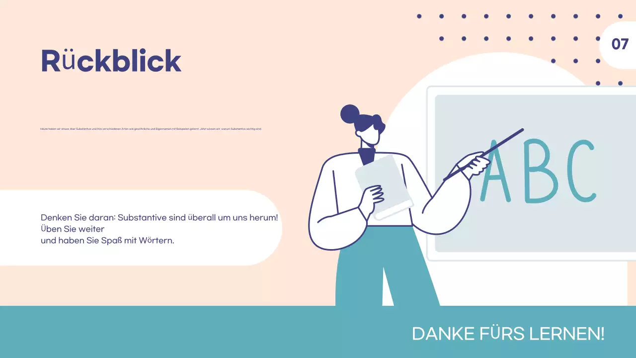 Anpassbare Bildungsvorlage für Schullehrer und Tutoren Geeignet für Englischunterricht