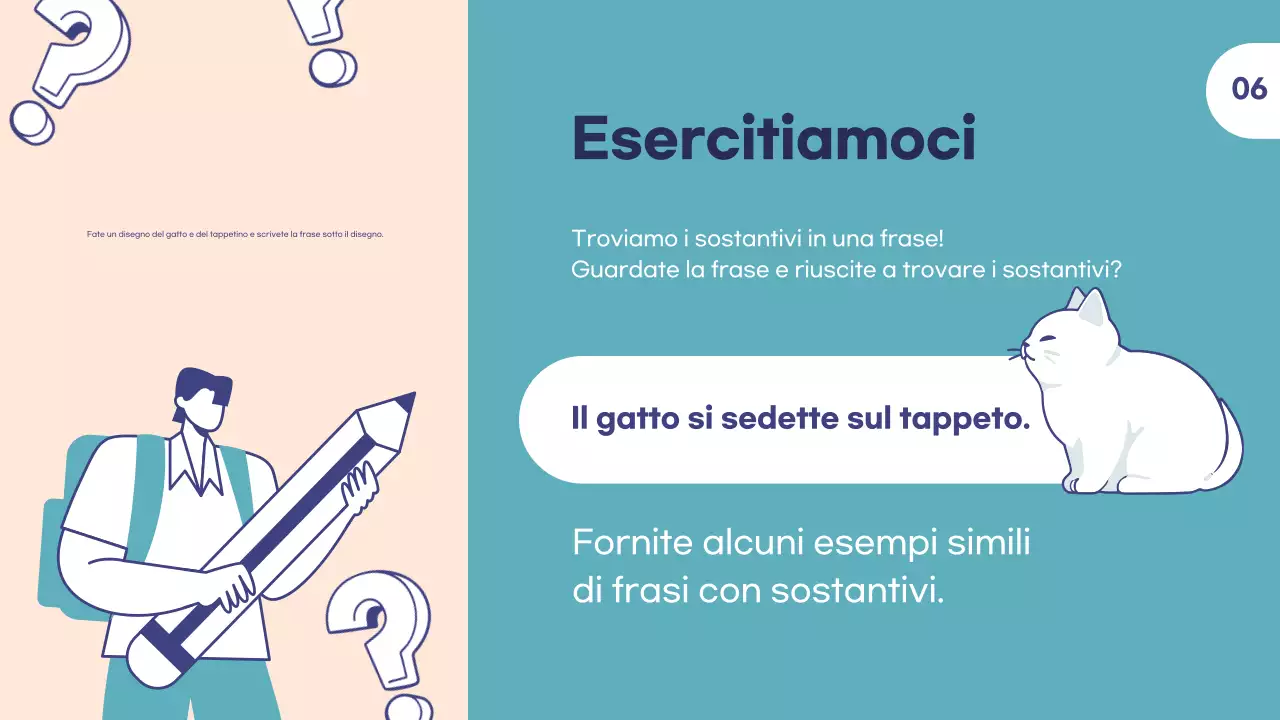 Modello educativo personalizzabile per insegnanti e tutor scolastici, adatto per le lezioni di inglese