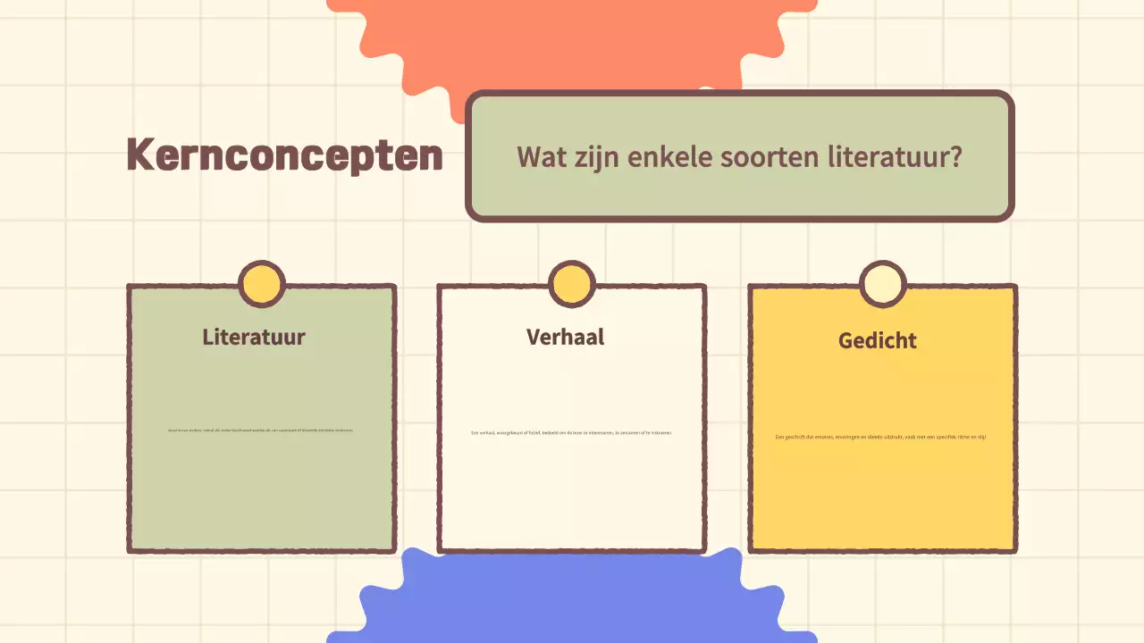 beige eenvoudige cursus Inleiding tot de literatuur