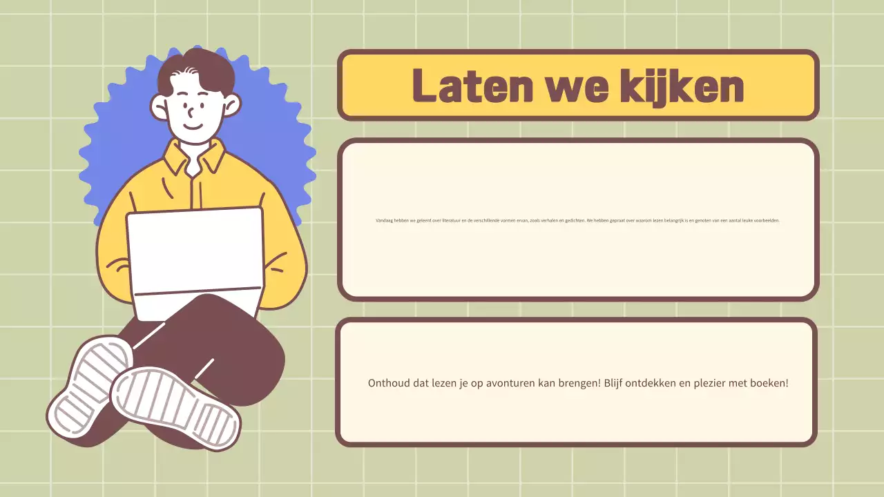 beige eenvoudige cursus Inleiding tot de literatuur