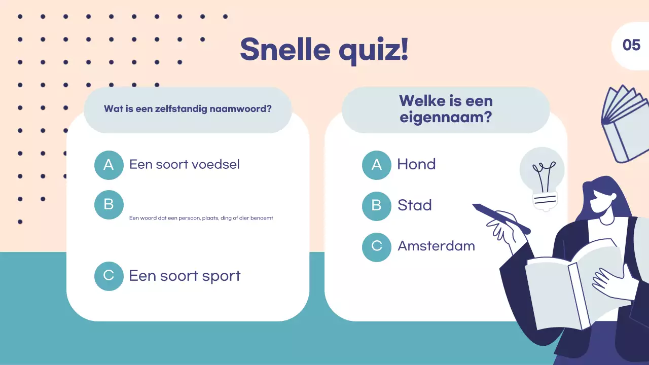 Aanpasbare onderwijssjabloon voor docenten en studiebegeleiders Geschikt voor Engelse les