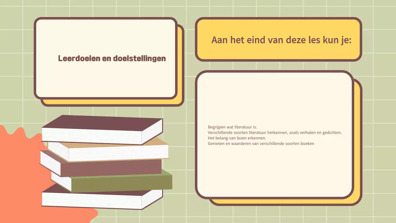 beige eenvoudige cursus Inleiding tot de literatuur
