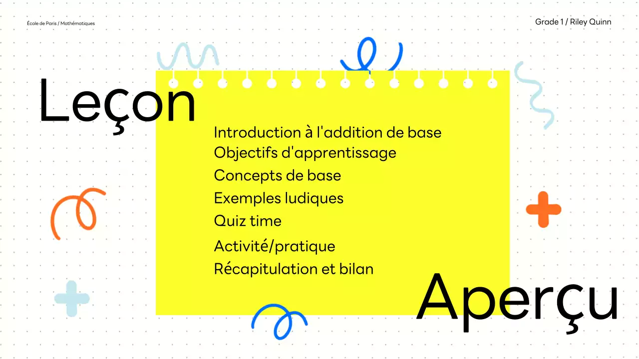 Classe de mathématiques