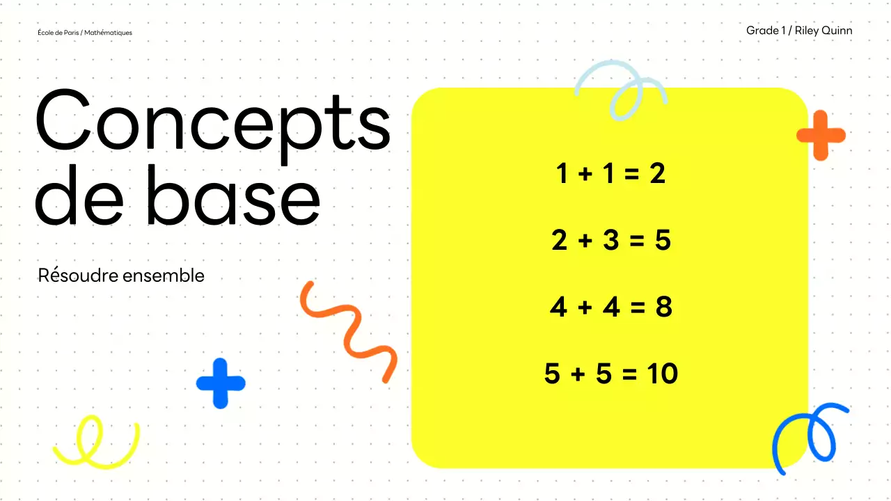 Classe de mathématiques