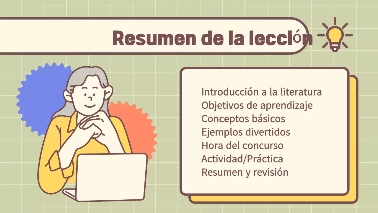 beige simple Curso de introducción a la literatura