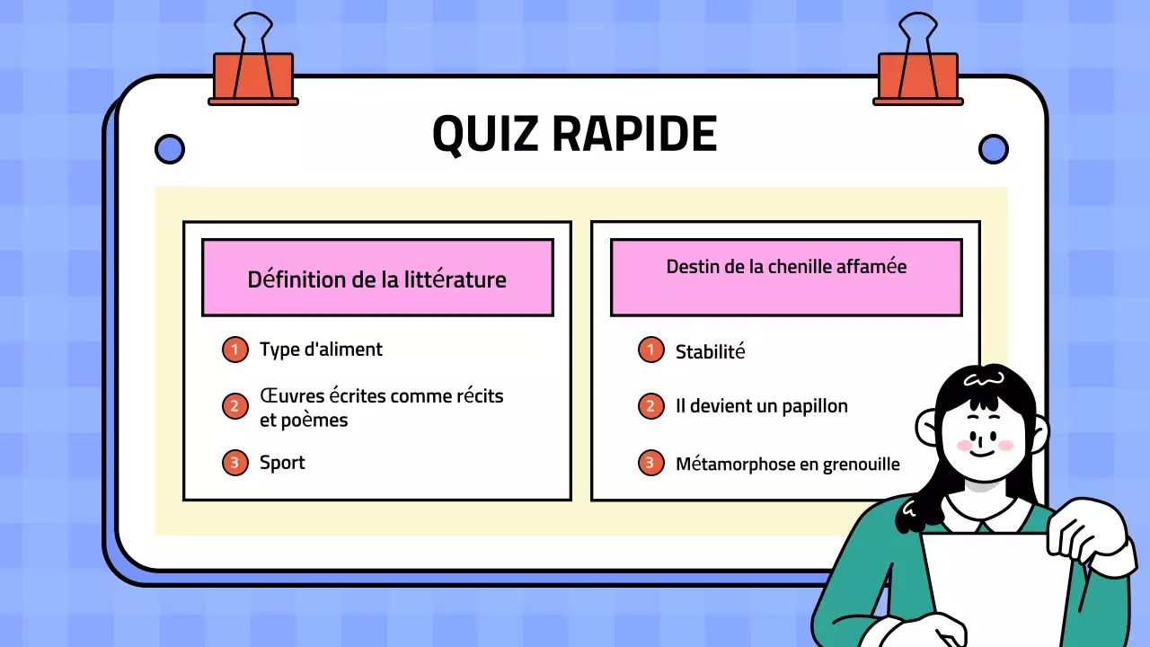 Présentation de la littérature