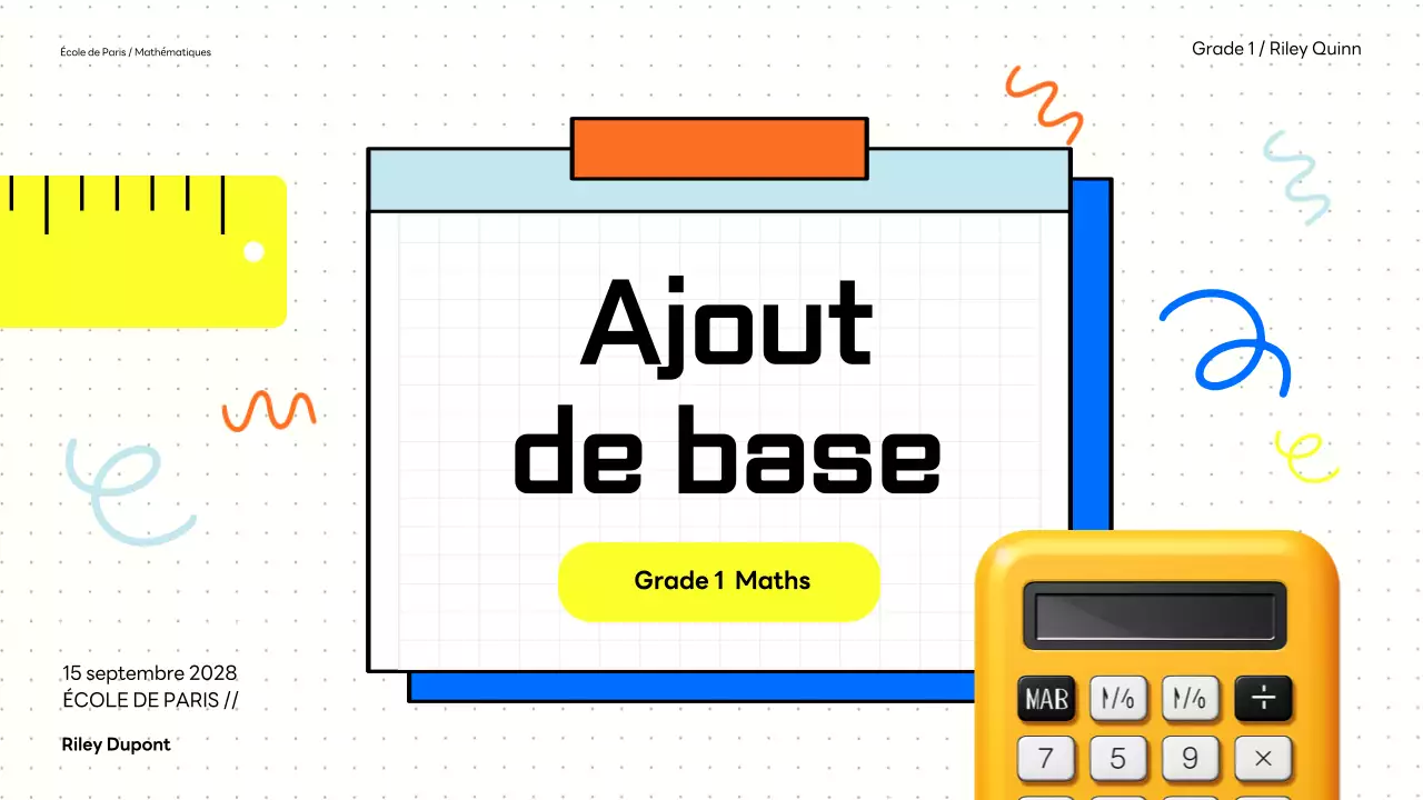 Classe de mathématiques