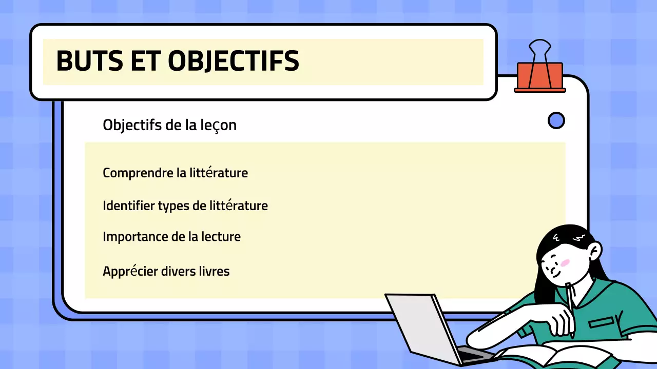 Présentation de la littérature