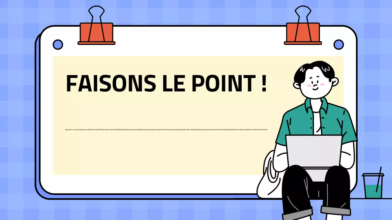 Présentation de la littérature