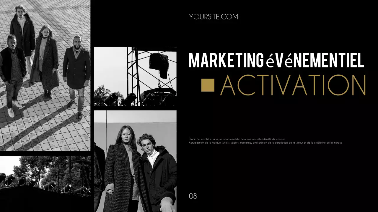 portfolio créatif noir présentation du curriculum vitae