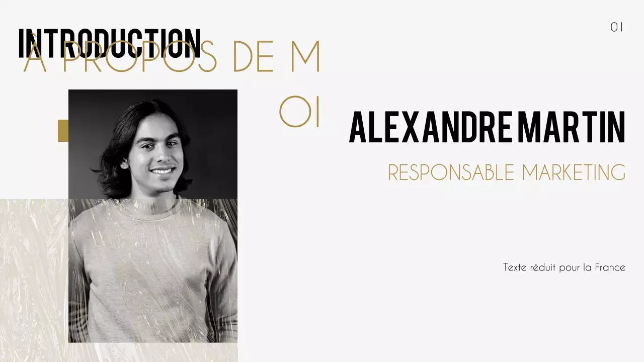 portfolio créatif noir présentation du curriculum vitae