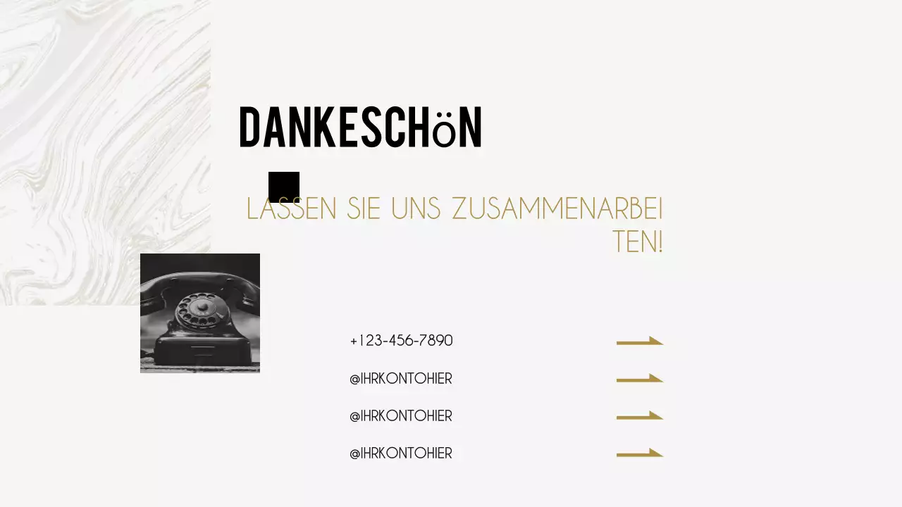 Schwarzes Kreativportfolio Lebenslauf Präsentation