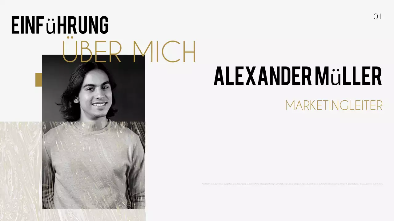 Schwarzes Kreativportfolio Lebenslauf Präsentation