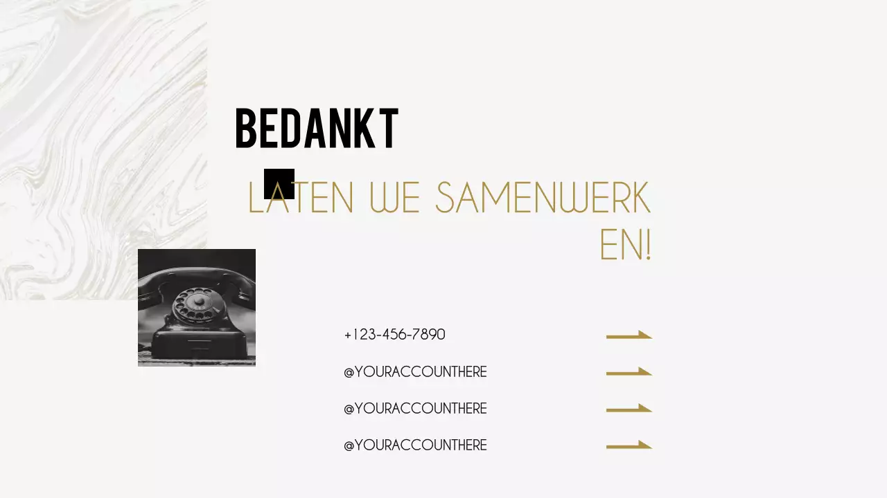 zwart creatief portfolio cv presentatie