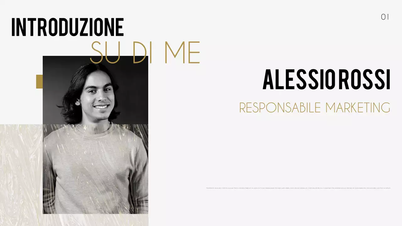 presentazione del curriculum portfolio creativo nero