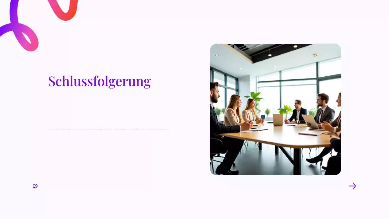 moderne lila Gruppe Projektübersicht Präsentation