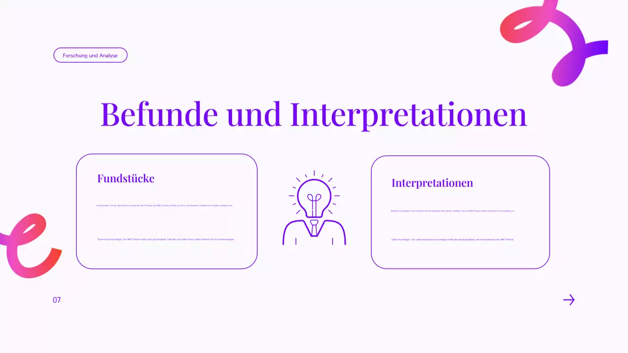moderne lila Gruppe Projektübersicht Präsentation