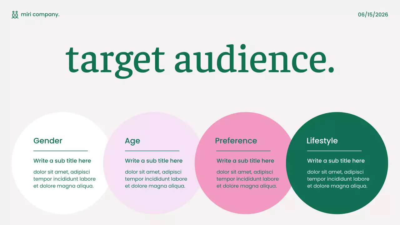 Green and Pink Modern Content Marketing Strategy Presentation
