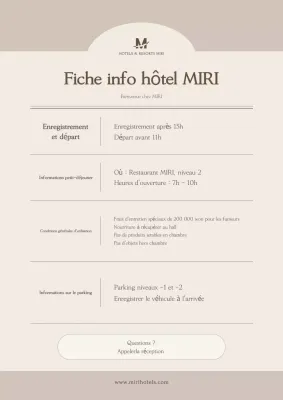 Votre guide des hôtels sobres et propres