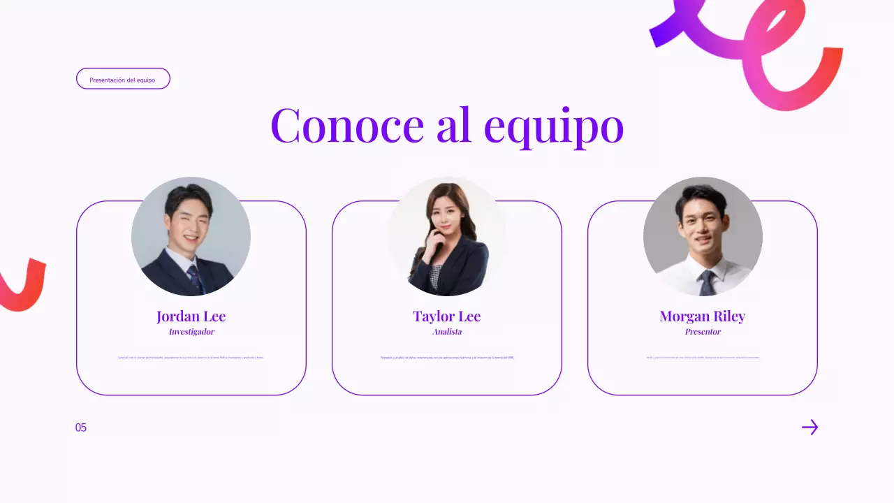 presentación general del proyecto del grupo modern purple