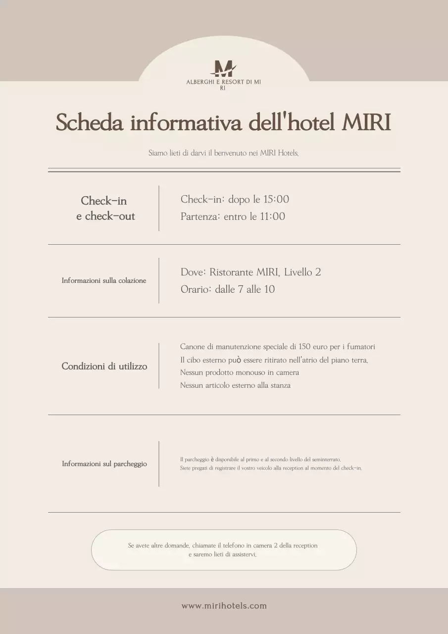 La vostra guida agli hotel beige e puliti