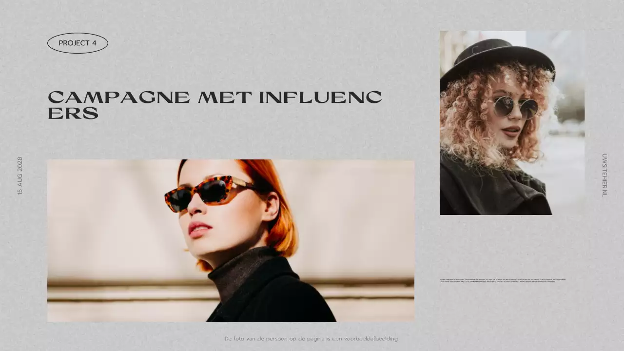 presentatie grijs creatief portfolio