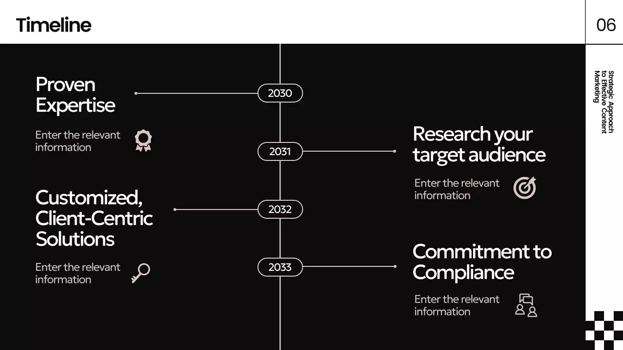 black modern marketing guide