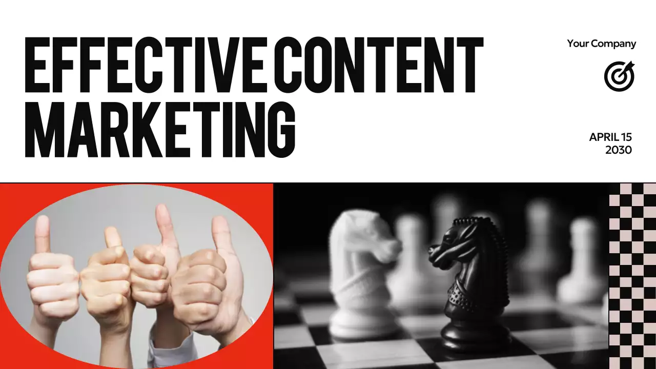 black modern marketing guide