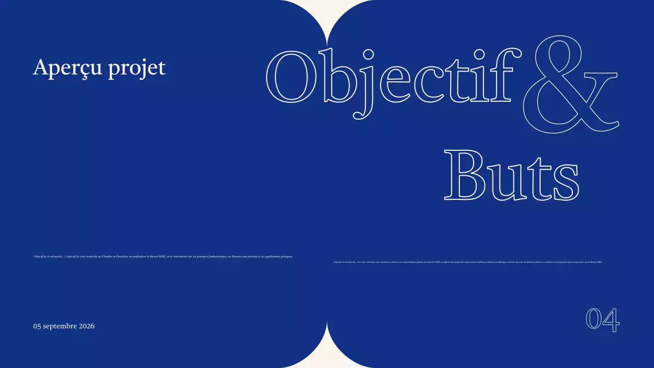 Présentation du projet du groupe Blue Modern