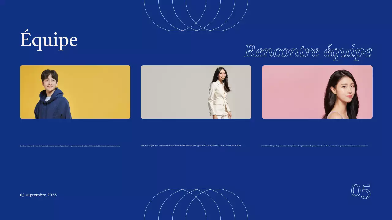 Présentation du projet du groupe Blue Modern