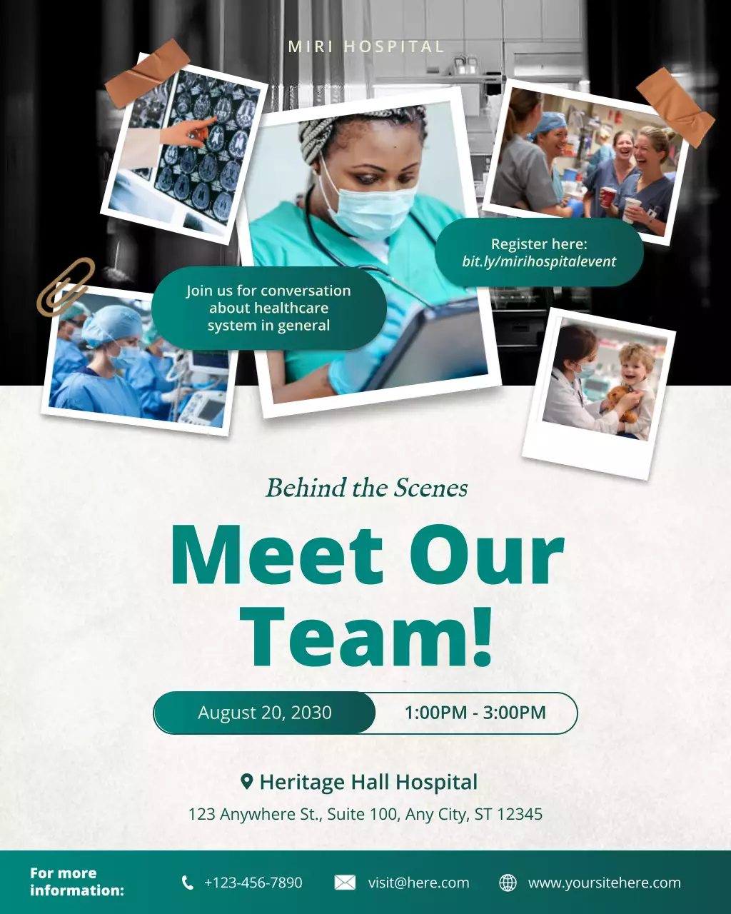 Green Gradient Professional Healthcare Announcement Instagram Post