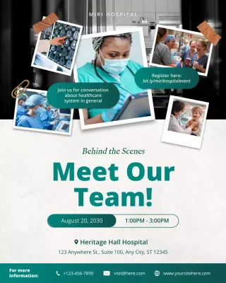 Green Gradient Professional Healthcare Announcement Instagram Post