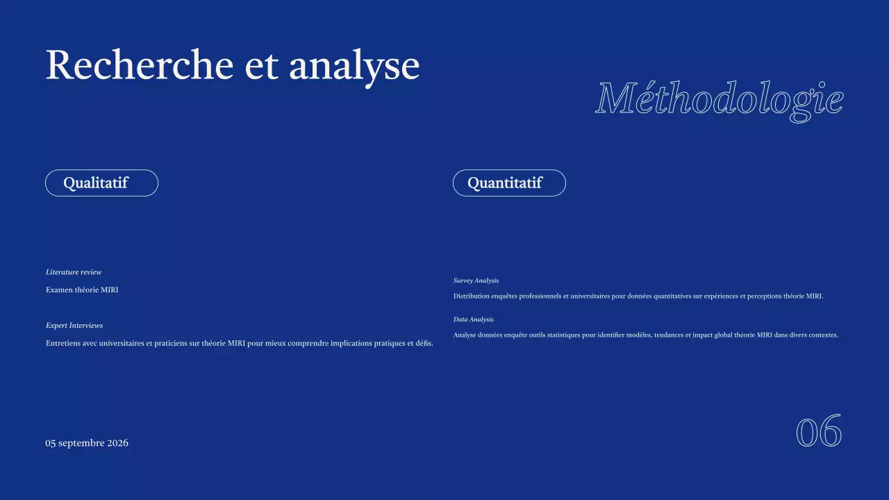 Présentation du projet du groupe Blue Modern