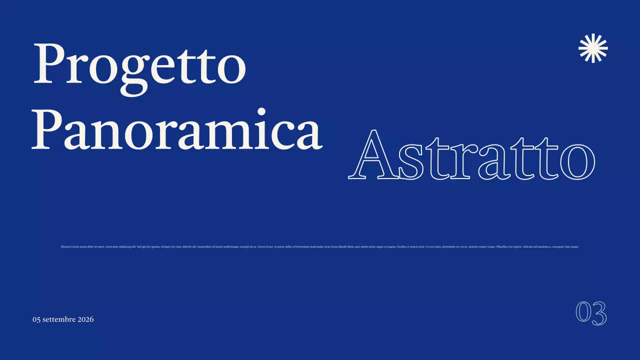 Presentazione del progetto del Gruppo Blue Modern