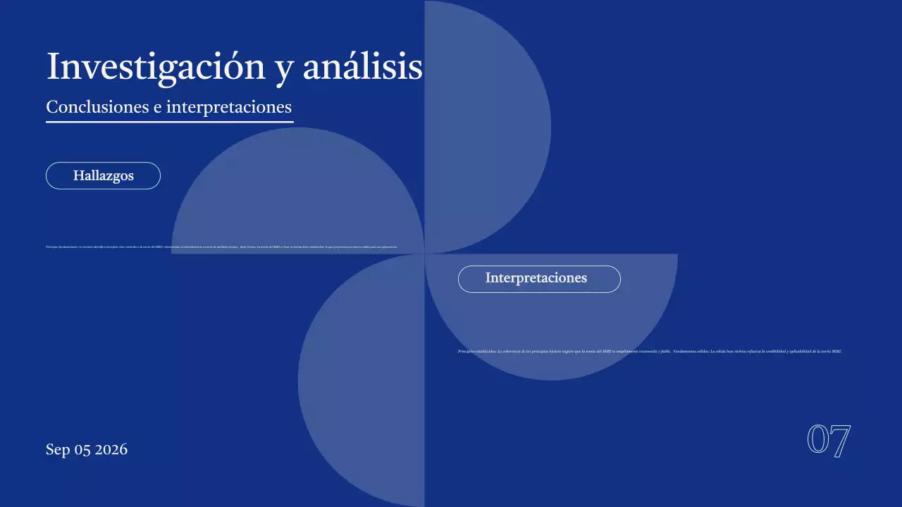 Presentación del proyecto Blue Modern Group