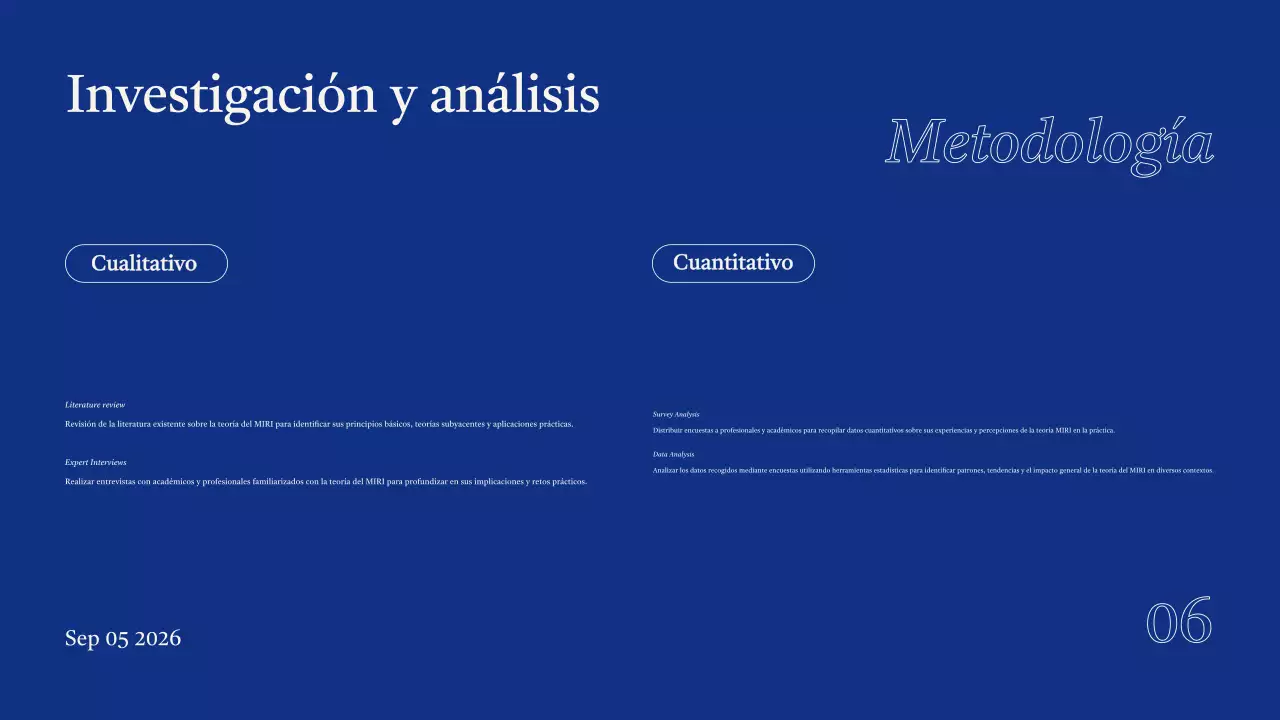 Presentación del proyecto Blue Modern Group