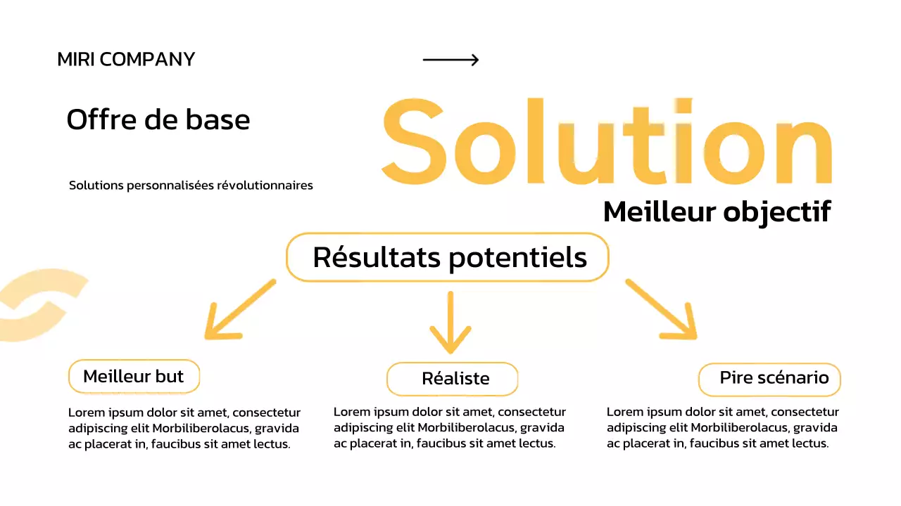 blanc minimal business pitch