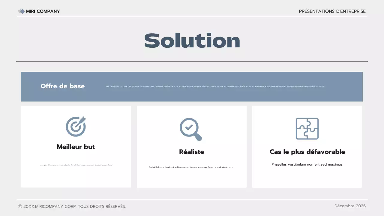 gris moderne de l'argumentaire commercial