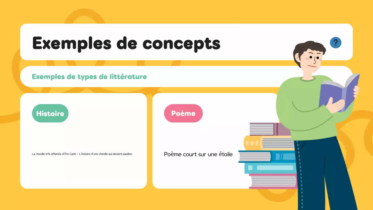 Pourpre illustration créative moderne matériel de cours littérature présentation