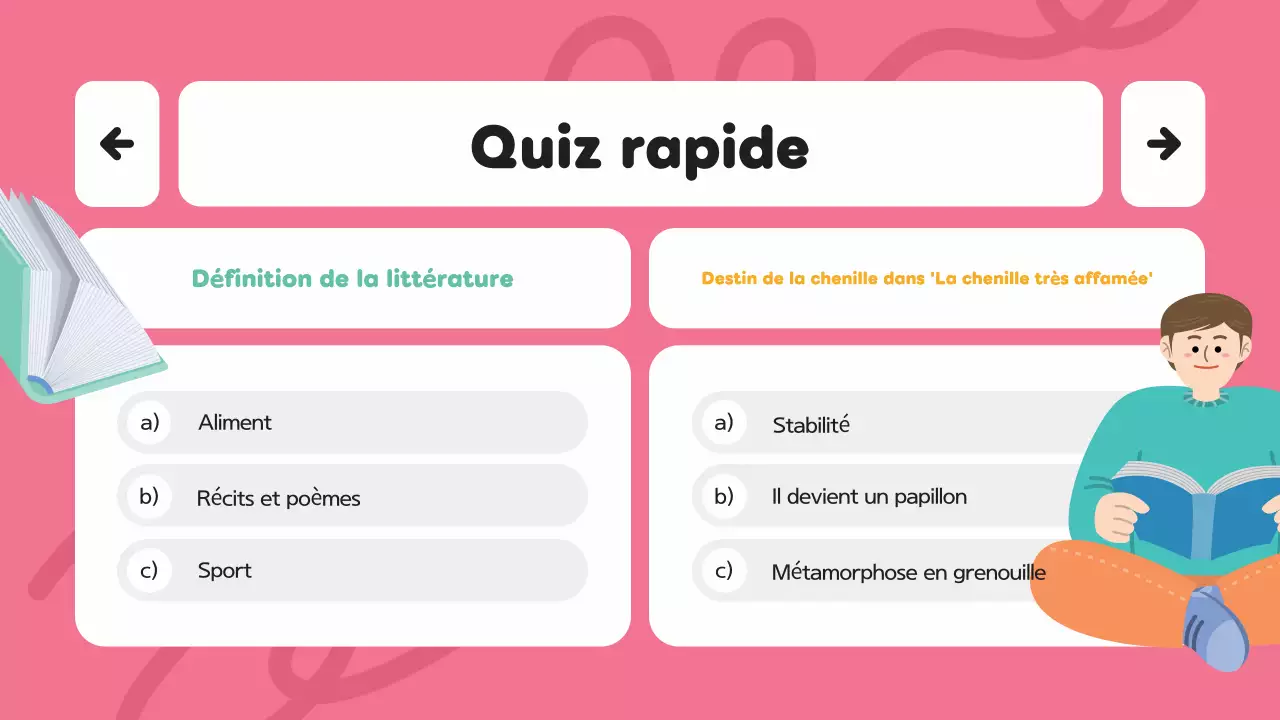 Pourpre illustration créative moderne matériel de cours littérature présentation