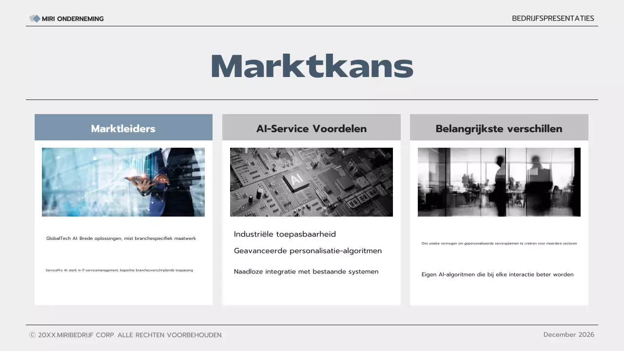 grijze moderne business pitch