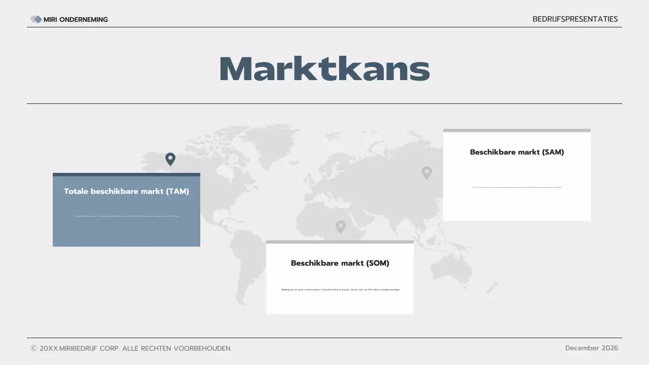 grijze moderne business pitch