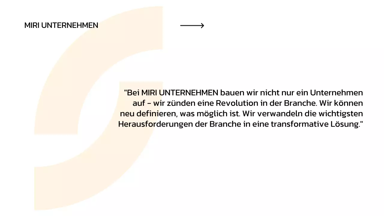 weißes Minimal-Business-Pitch