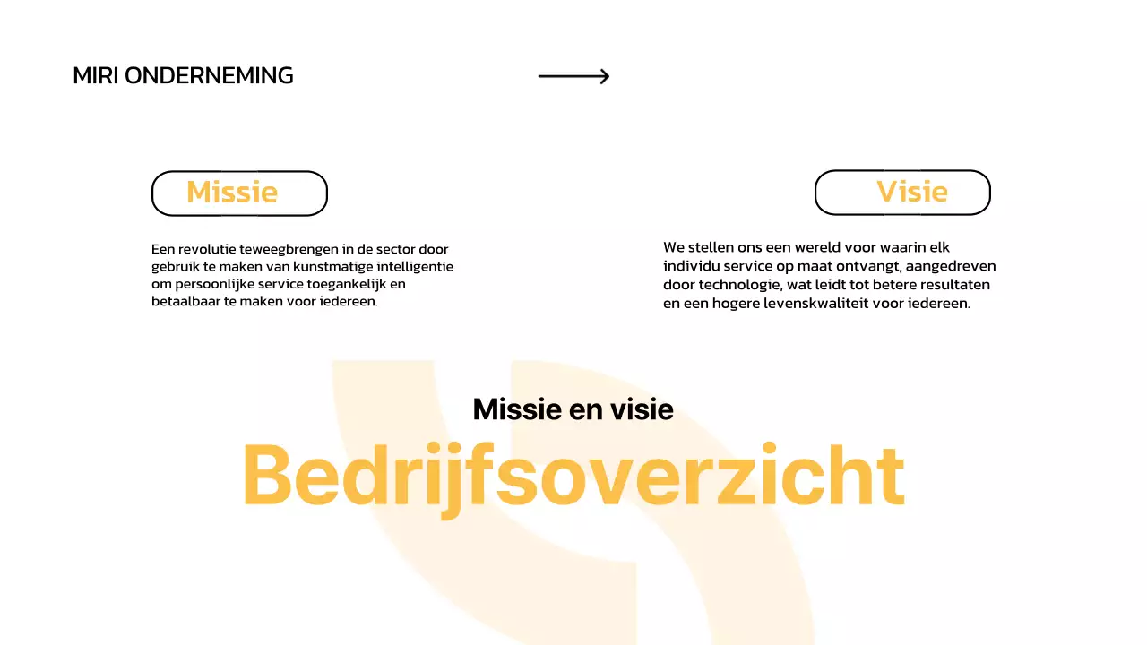 witte minimale zakelijke pitch