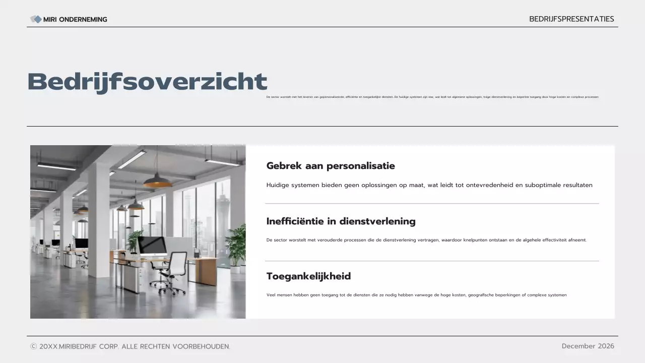 grijze moderne business pitch