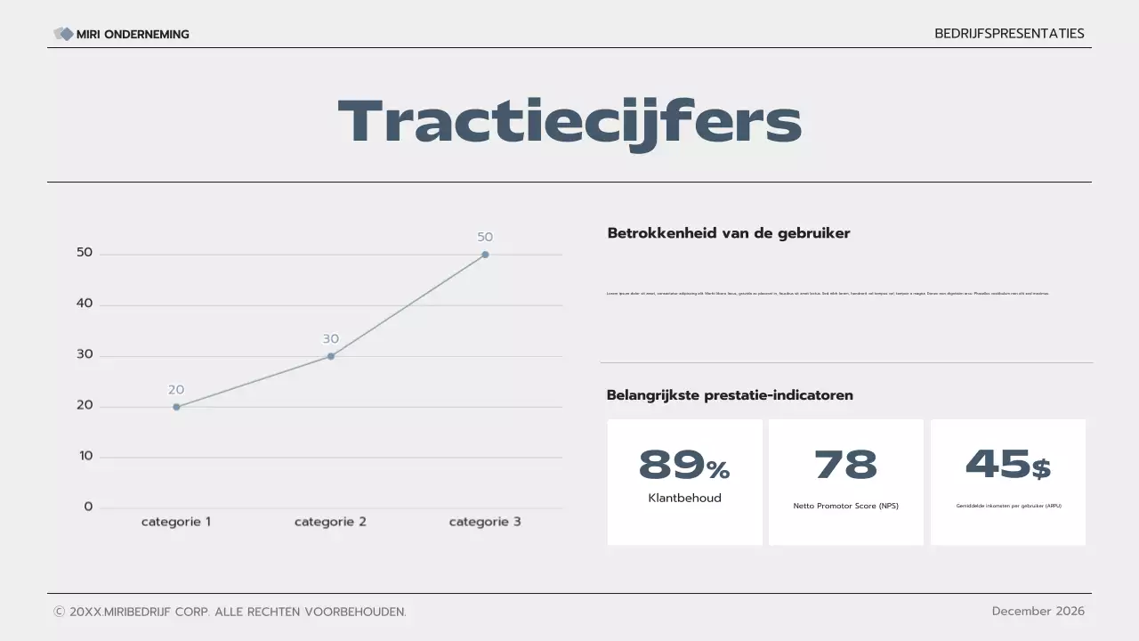 grijze moderne business pitch